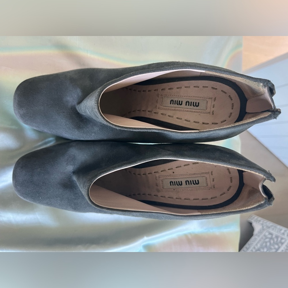 Miu Miu Grey Ankle Boot / Shoe - image 7